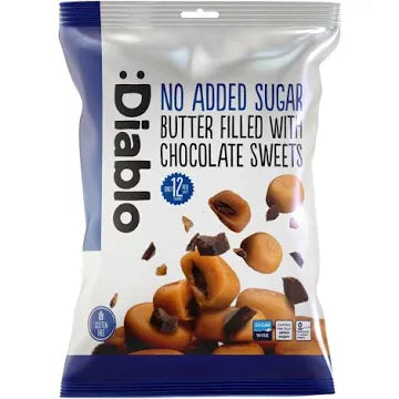 Diablo Butter Sweets filled with Chocolate 75g