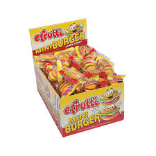 Efrutti Gummi Candy Mini Burger 9g