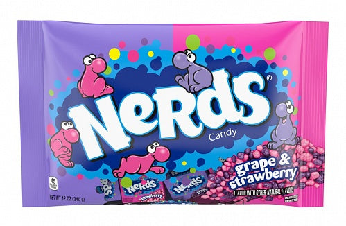 Nerds Grape and Strawberry Minis 340g